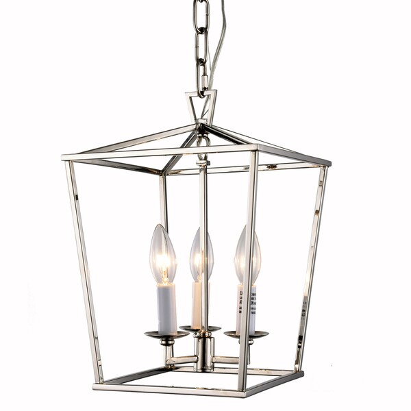 Denmark Collection 1422 Pendant Lamp With Polished Nickel Finish Denmark Collection 1422 Pendant Lamp With Polished Nickel Finish
