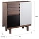 preview thumbnail 7 of 6, SEI Furniture Chaz Modern Anywhere Buffet Cabinet