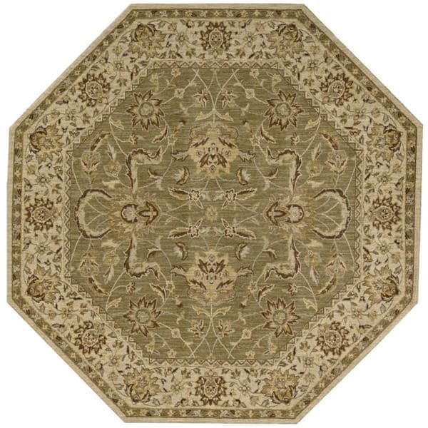Shop Nourison Parthia Olive Octagon Rug 8' x 8' On Sale Free