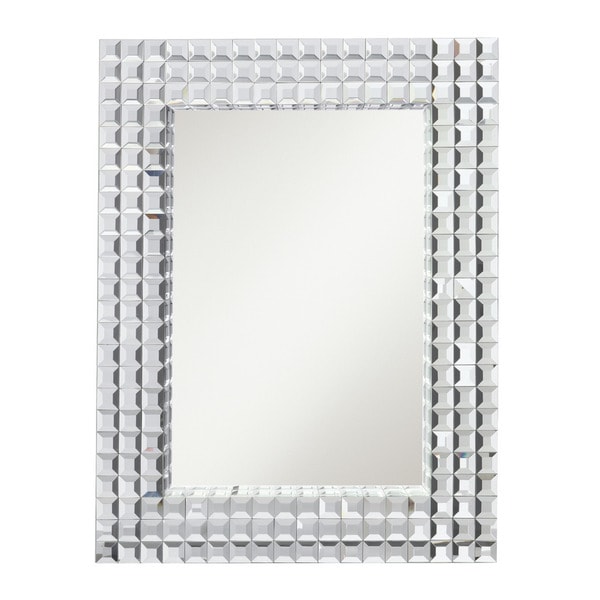 Kichler Lighting Bling Multi Beveled Tile Mirrored Decorative Wall Mirror Clear