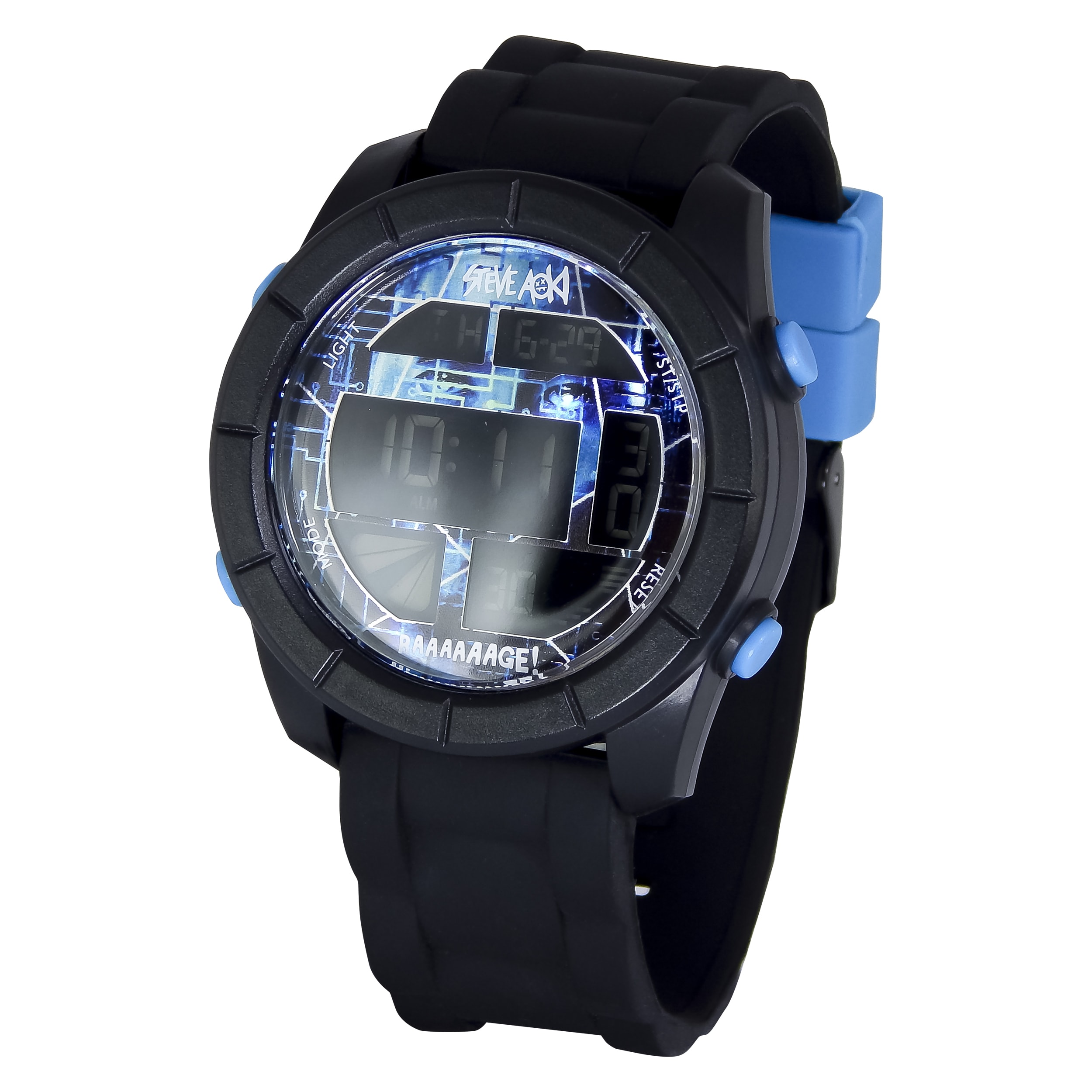 digital watch round