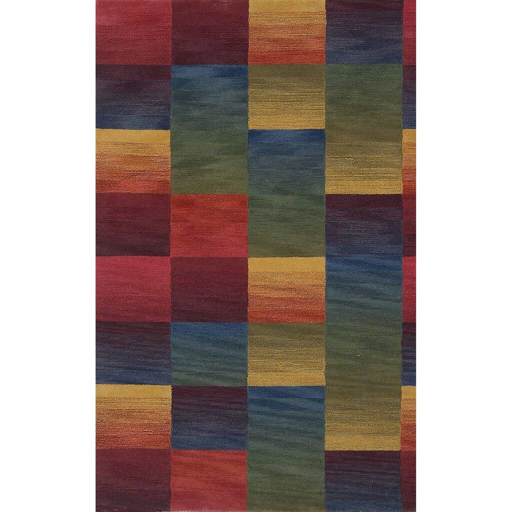 Liora Manne Color Blocks Indoor Rug (9' x 12') - 9' x 12'