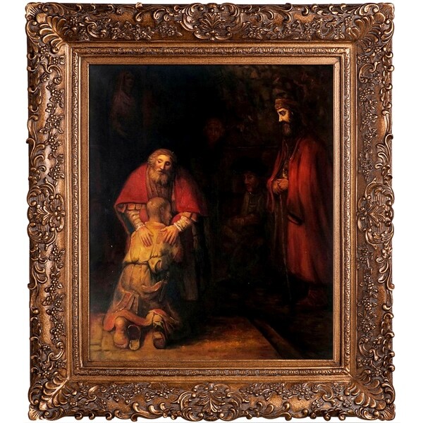 Shop Rembrandt 'Return of the Prodigal Son' Hand Painted ...