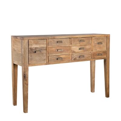 Handmade Modern Mango Wood Console Table (India)