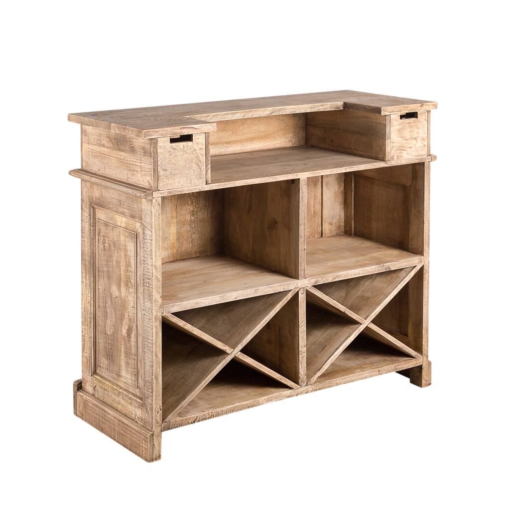 Handmade Costanza Bar Counter in Mango Wood (India)