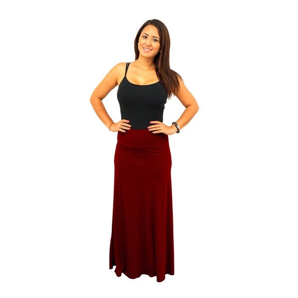 red maxi skirt 20
