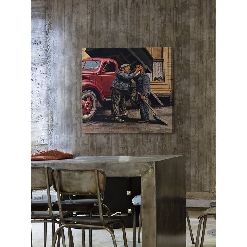 Stevan Dohanos 'Speck of Coal' Marmont Hill Painting Print on Canvas