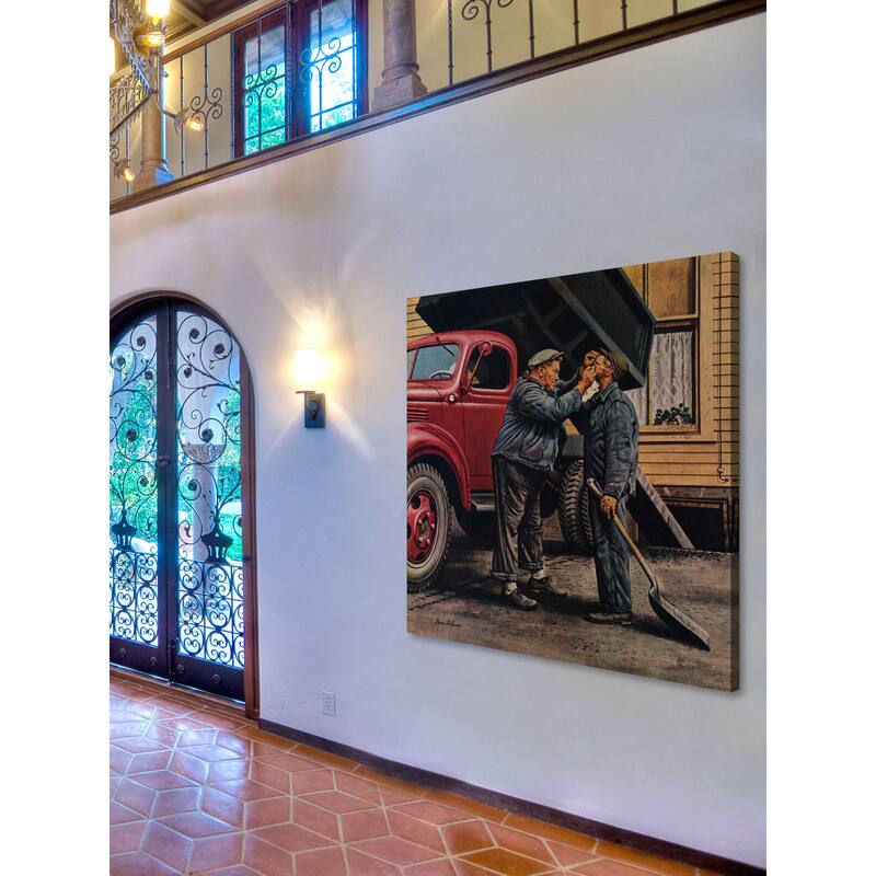 Stevan Dohanos 'Speck of Coal' Marmont Hill Painting Print on Canvas
