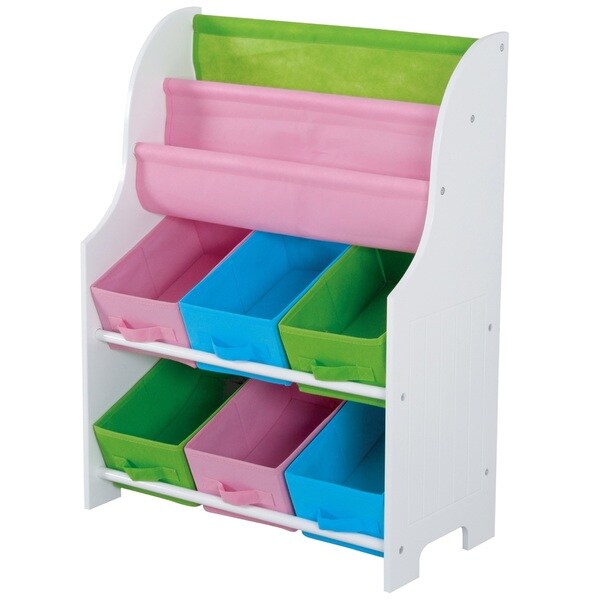 white toy organizer bins