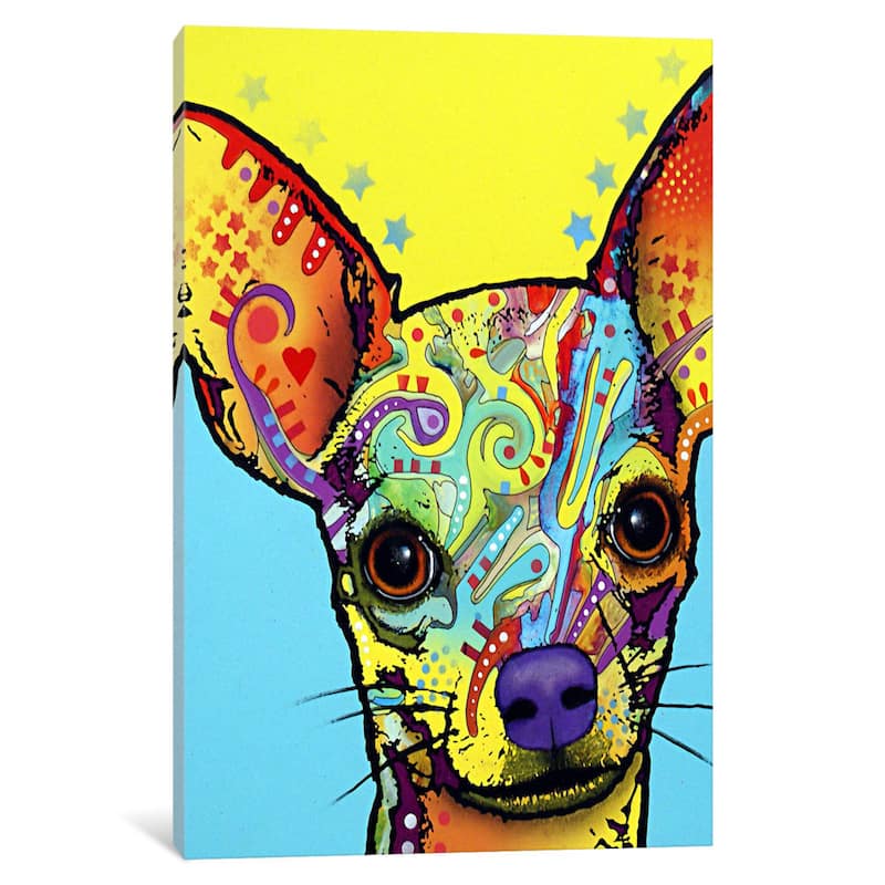 iCanvas Chihuahua l by Dean Russo Canvas Print