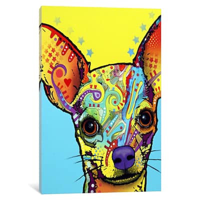iCanvas Chihuahua l by Dean Russo Canvas Print
