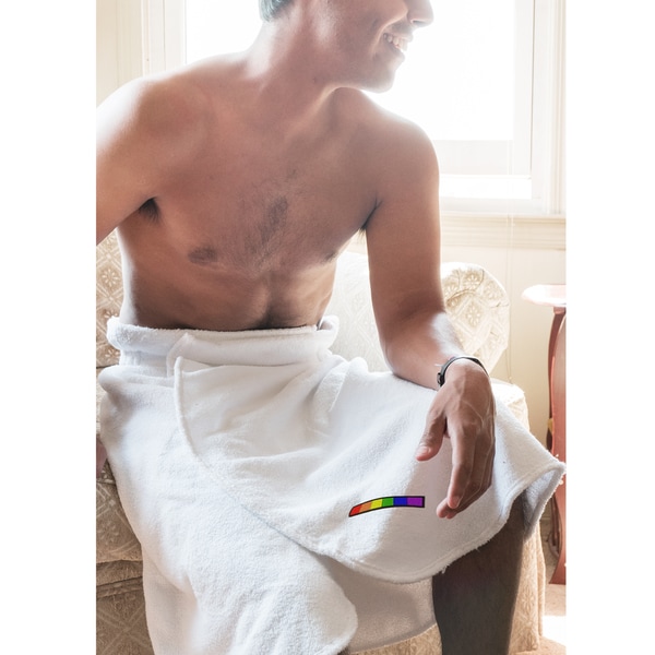 Men's discount bath wraps