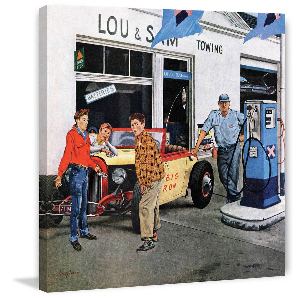 Marmont Hill - Gas Money by George Hughes Painting Print on Canvas - Multi-Color