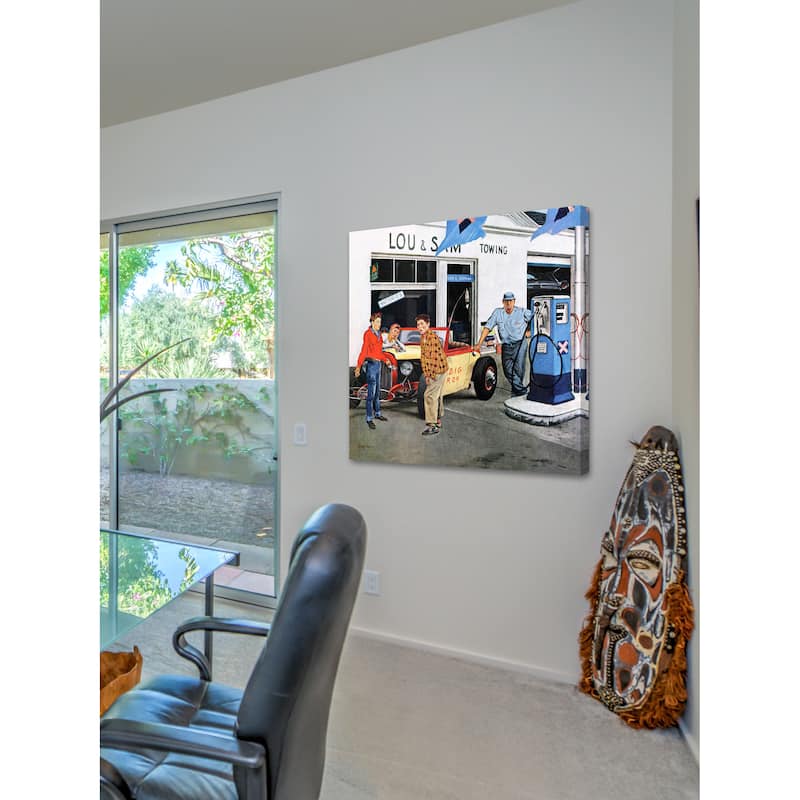 Marmont Hill - Gas Money by George Hughes Painting Print on Canvas - Multi-Color