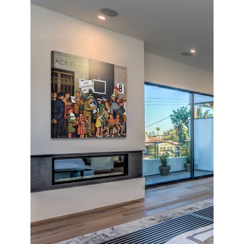 Marmont Hill - Track 11 by Stevan Dohanos Painting Print on Canvas - Multi-Color
