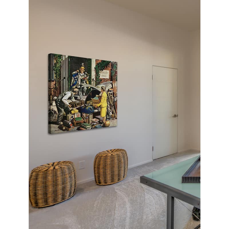Marmont Hill - Returning Home From College by Stevan Dohanos Painting Print on Canvas