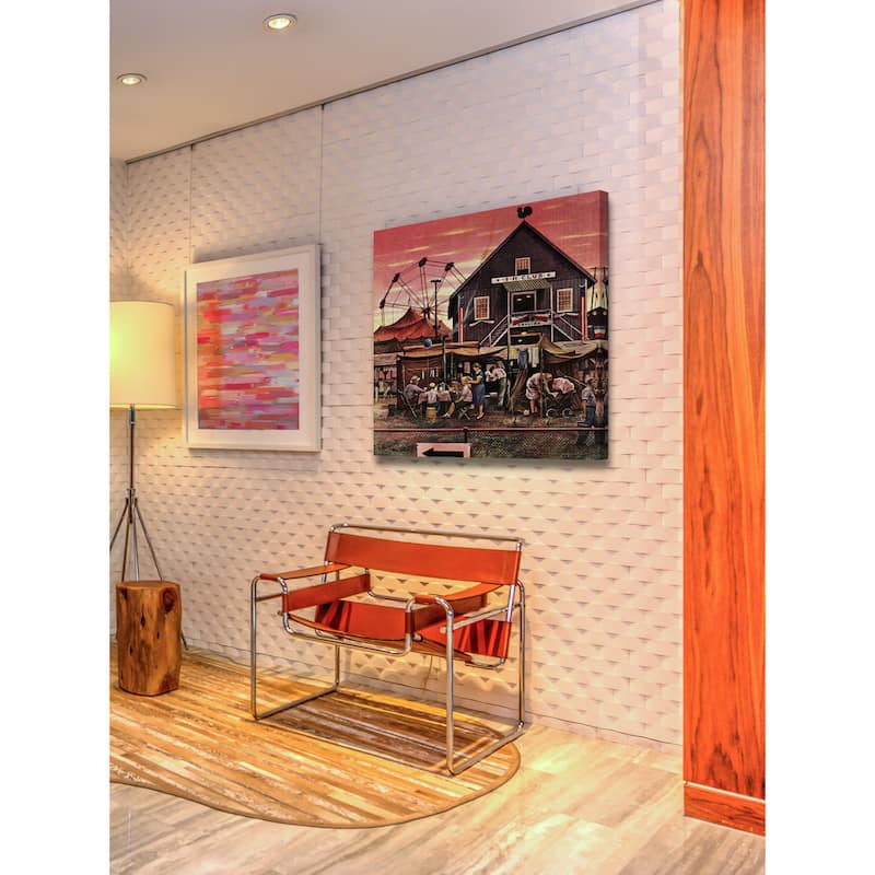 Marmont Hill - Four-H Fair by Stevan Dohanos Painting Print on Canvas - Multi-Color