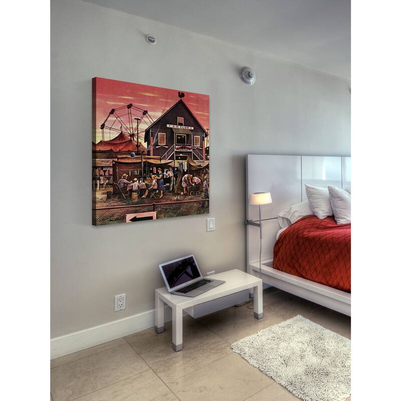 Marmont Hill - Four-H Fair by Stevan Dohanos Painting Print on Canvas - Multi-Color