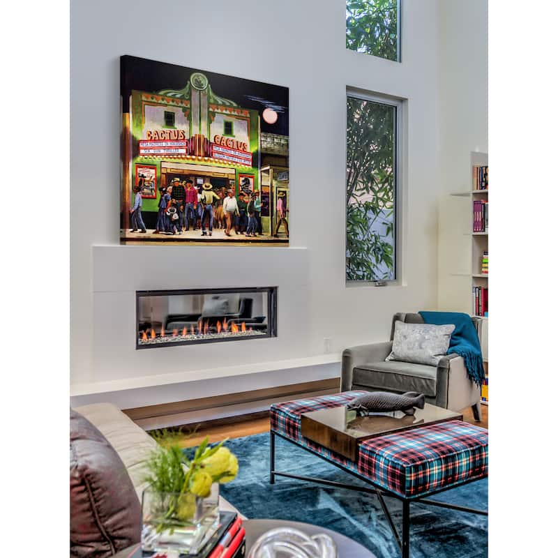 Marmont Hill - Cactus Theater by John Falter Painting Print on Canvas - Multi-Color