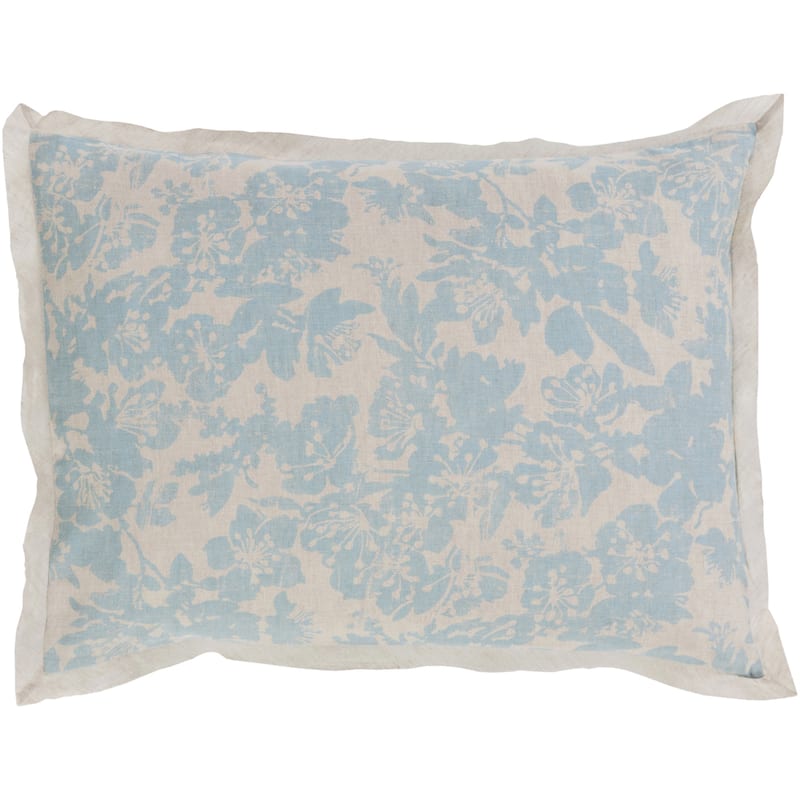 Shelia Floral Linen/ Cotton 3-piece Duvet Cover Set