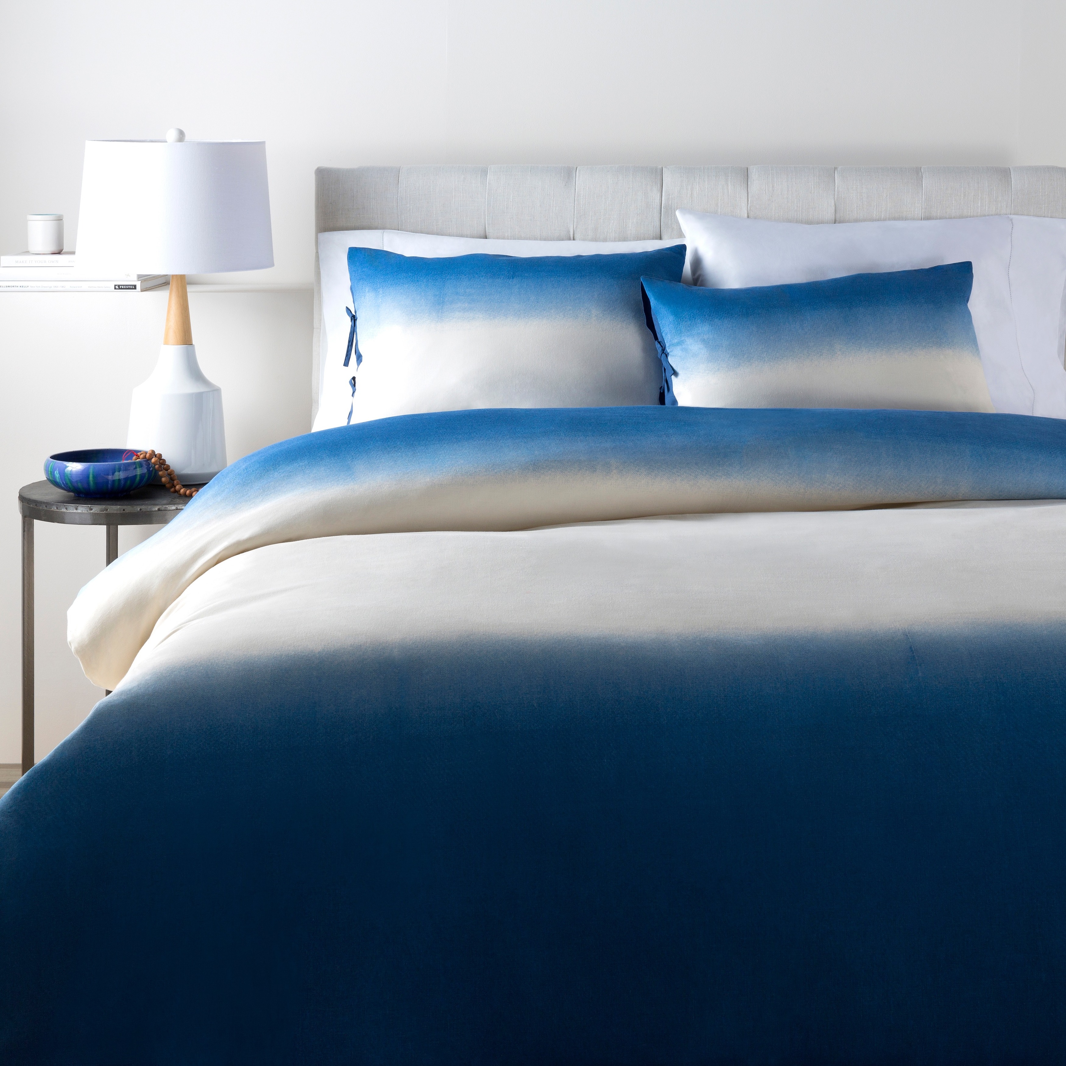 Ronnie Abstract Cotton/Flax 3-piece Duvet Cover Set