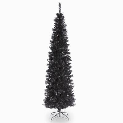 National Tree Company 6 ft. Tinsel Tree - Black