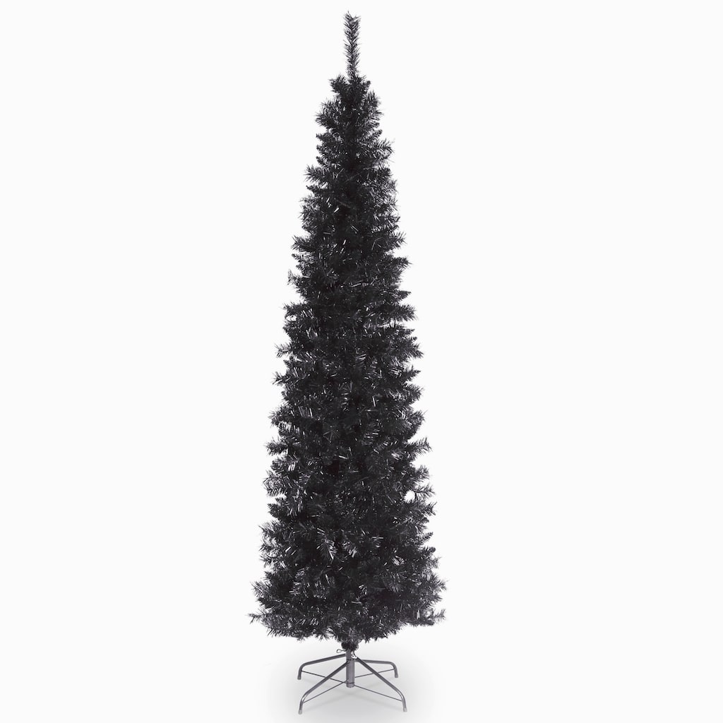 National Tree Company 6 ft. Tinsel Tree - Black