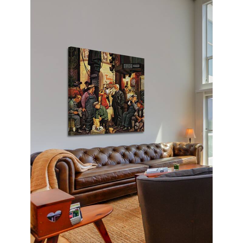 Marmont Hill - Backstage at the Met by Stevan Dohanos Painting Print on Canvas