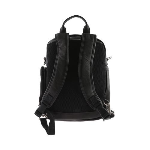Piel Leather Laptop Backpack/Shoulder Bag 3056 Black Overstock 10631929
