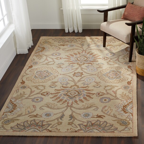 Hand-Tufted Patchway Wool Rug