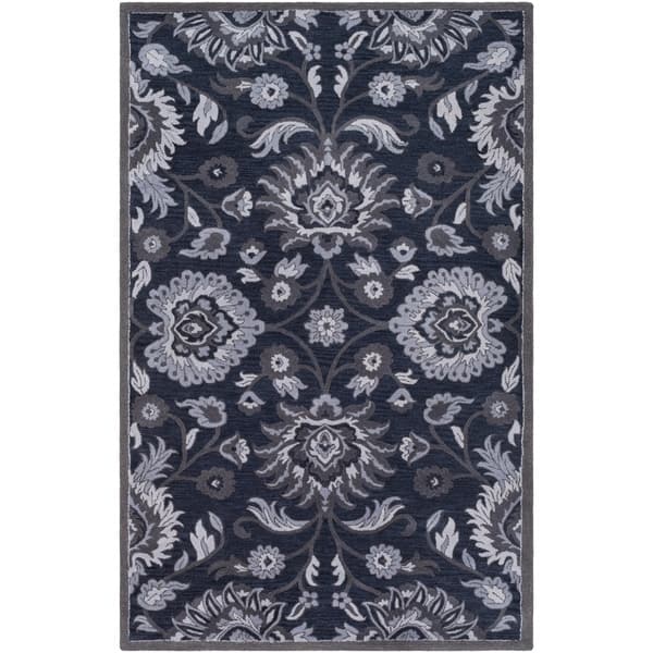 Patchway Handmade Classic Floral Wool Area Rug On Sale Overstock 10633125