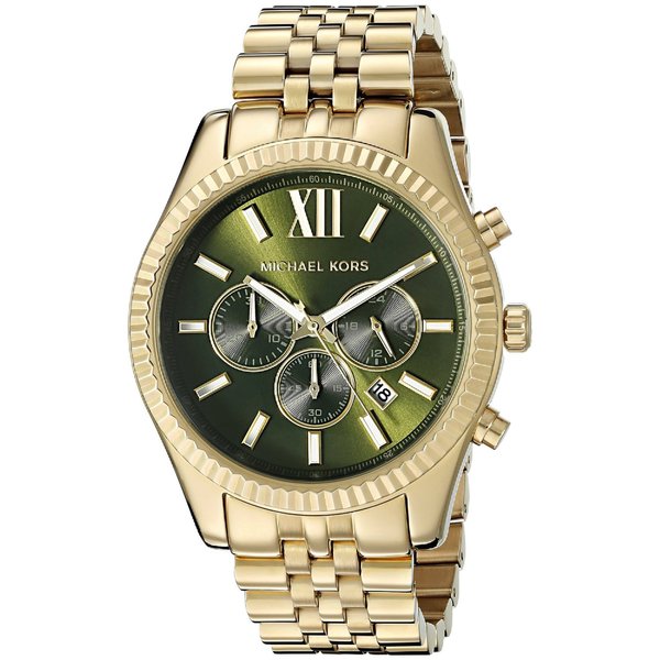 Shop Michael Kors Men's 'Lexington' Chronograph GoldTone Stainless