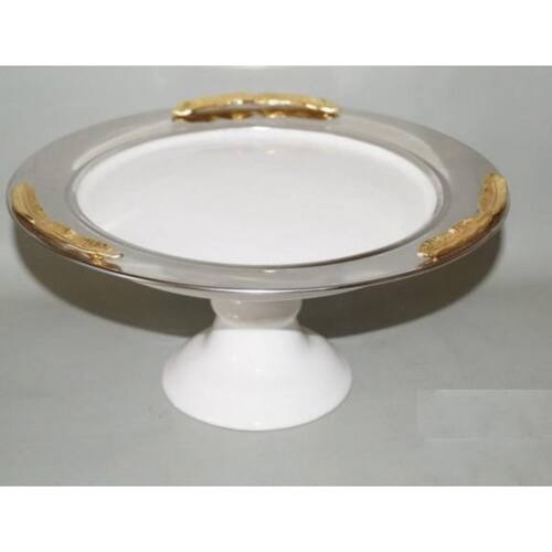 Heim Concept Gold Feather Cake Stand