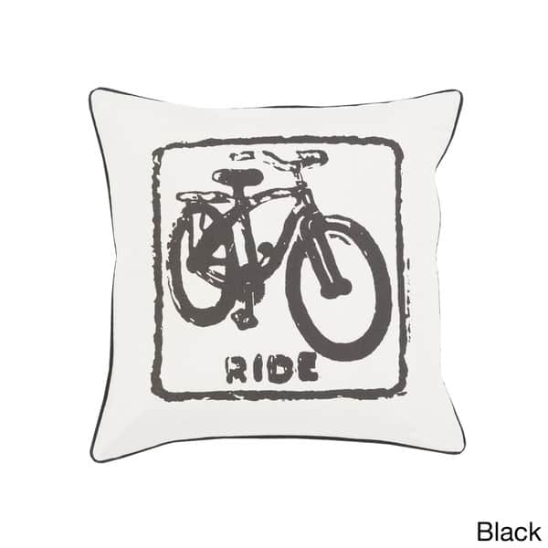 slide 2 of 6, Artistic Weavers Decorative Delbert Bicycle Printed 22-inch Pillow