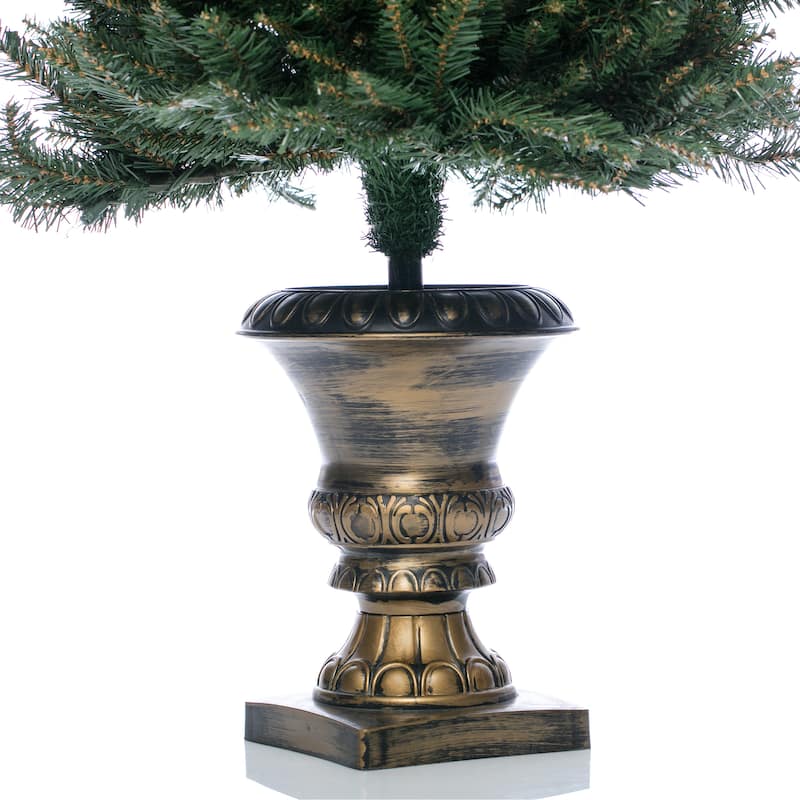 National Tree Company 4 ft. Artificial Christmas Porch Tree for Indoor/Outdoor Use - Green - 4 ft
