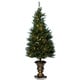 preview thumbnail 3 of 5, 4' Artificial Christmas Porch Tree for Indoor/Outdoor Use