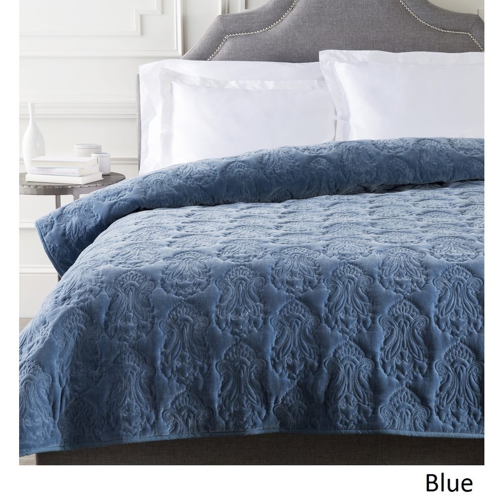 Allman Solid Medallion Cotton Quilt