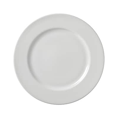 10 Strawberry Street Z-Ware White Porcelain Dinner Plate Set of 6