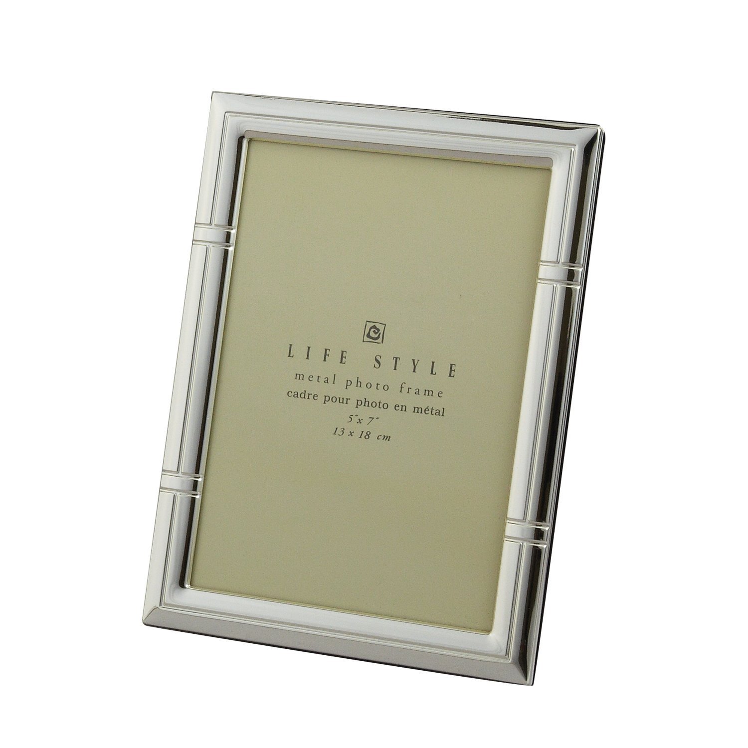 FLAT SILVER PHOTO PICTURE FRAME GUNMATEL BRUSHED STYLE VARIOUS SIZE 