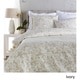 preview thumbnail 3 of 7, Shelia Floral Linen/ Cotton Duvet Cover Ivory - Twin