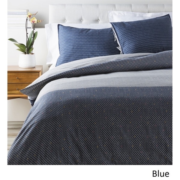 Brenda Dot Cotton/Flax Duvet Cover
