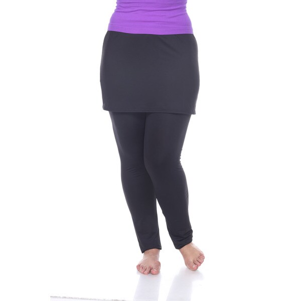 women's plus size white leggings