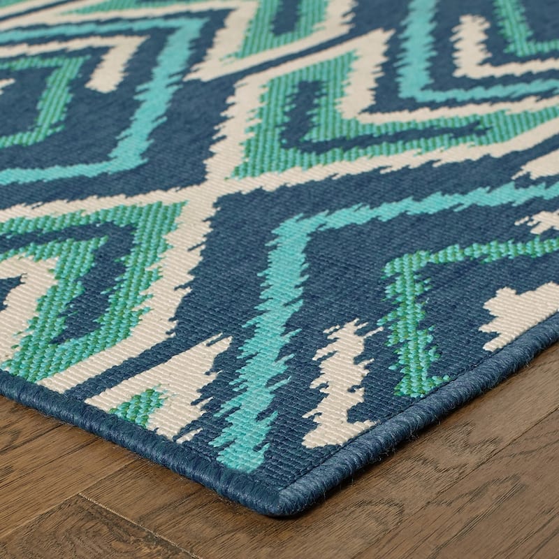 Style Haven Martinique Floral Trellis Indoor-Outdoor Area Rug