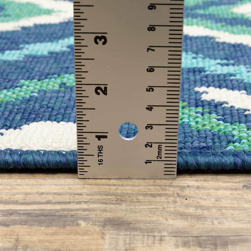 Style Haven Martinique Floral Trellis Indoor-Outdoor Area Rug