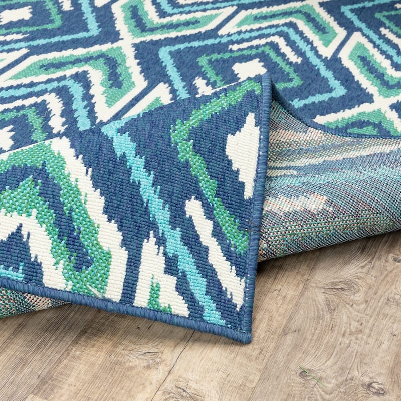 Style Haven Martinique Floral Trellis Indoor-Outdoor Area Rug