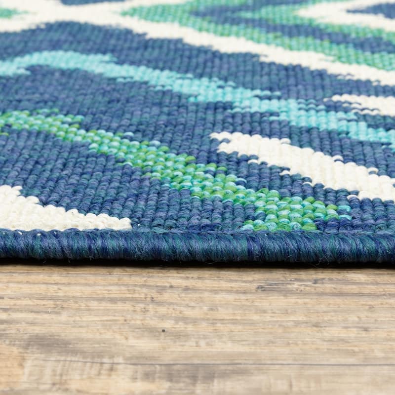 Style Haven Martinique Floral Trellis Indoor-Outdoor Area Rug