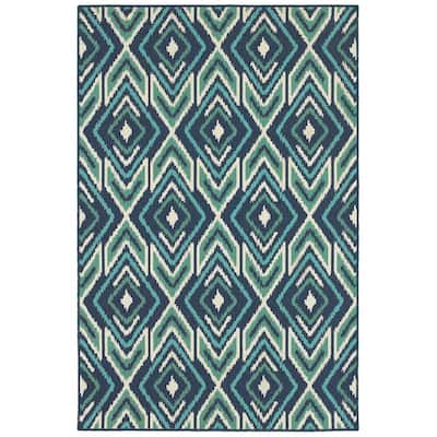 Style Haven Martinique Floral Trellis Indoor-Outdoor Area Rug