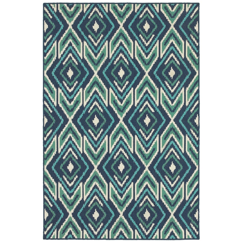 Style Haven Martinique Floral Trellis Indoor-Outdoor Area Rug