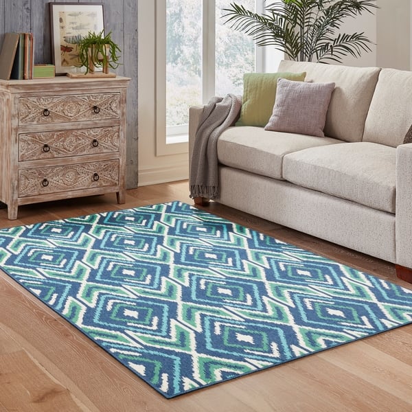 Martinique Floral Trellis Indoor Outdoor Area Rug On Sale Overstock 10634957