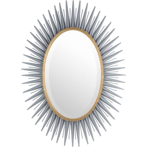 Haley Sunburst Oval Accent Mirror 30 X 42 30 X 42 30 X 42 Overstock 10635071